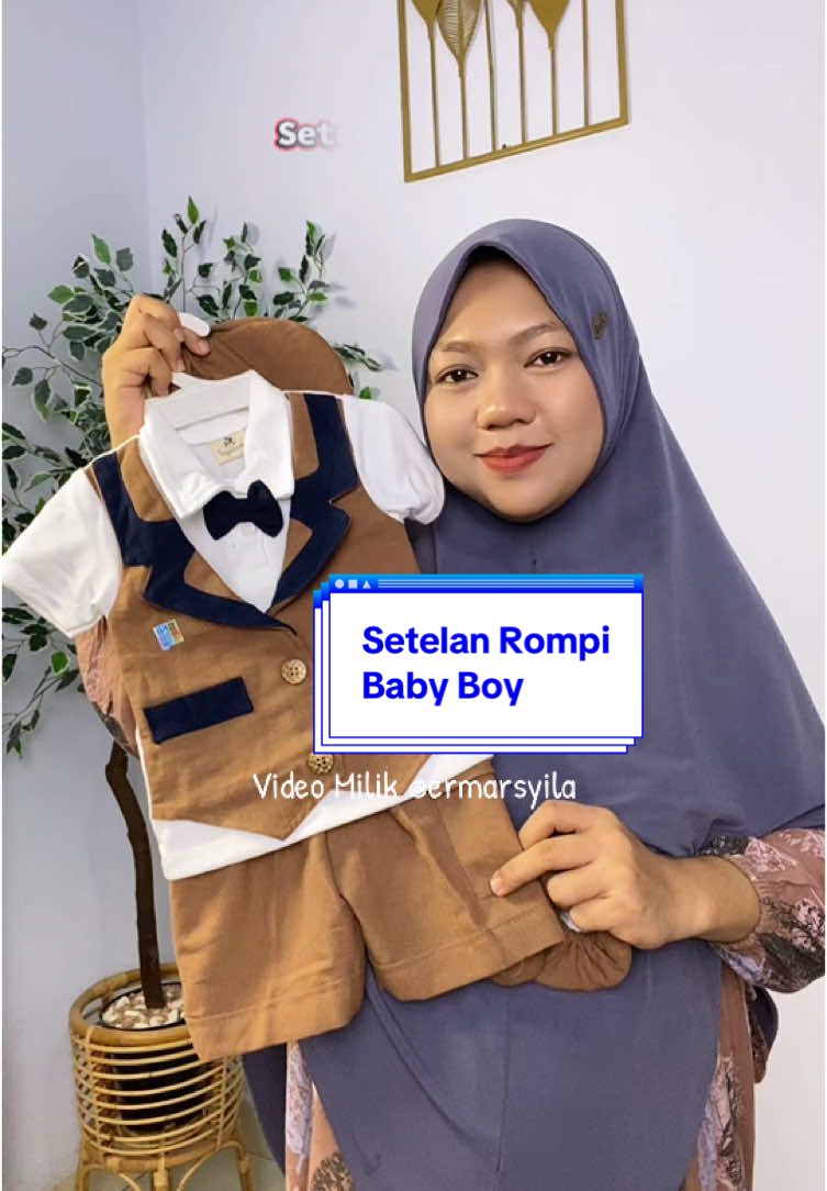 Selain baby cewek ada jg buat baby cowok ya mom, udah set topi dan sepatu#JelajahRamadan #cuantanpabatas #wibgajian #lebaran 