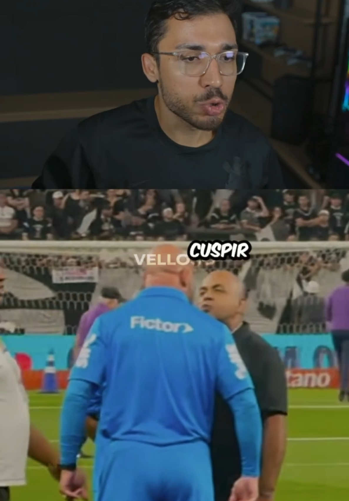 Leitura Labial do funcionário do Corinthians e o preparador de goleiros do Palmeiras na final do Paulistão #corinthians #palmeiras #paulistao 