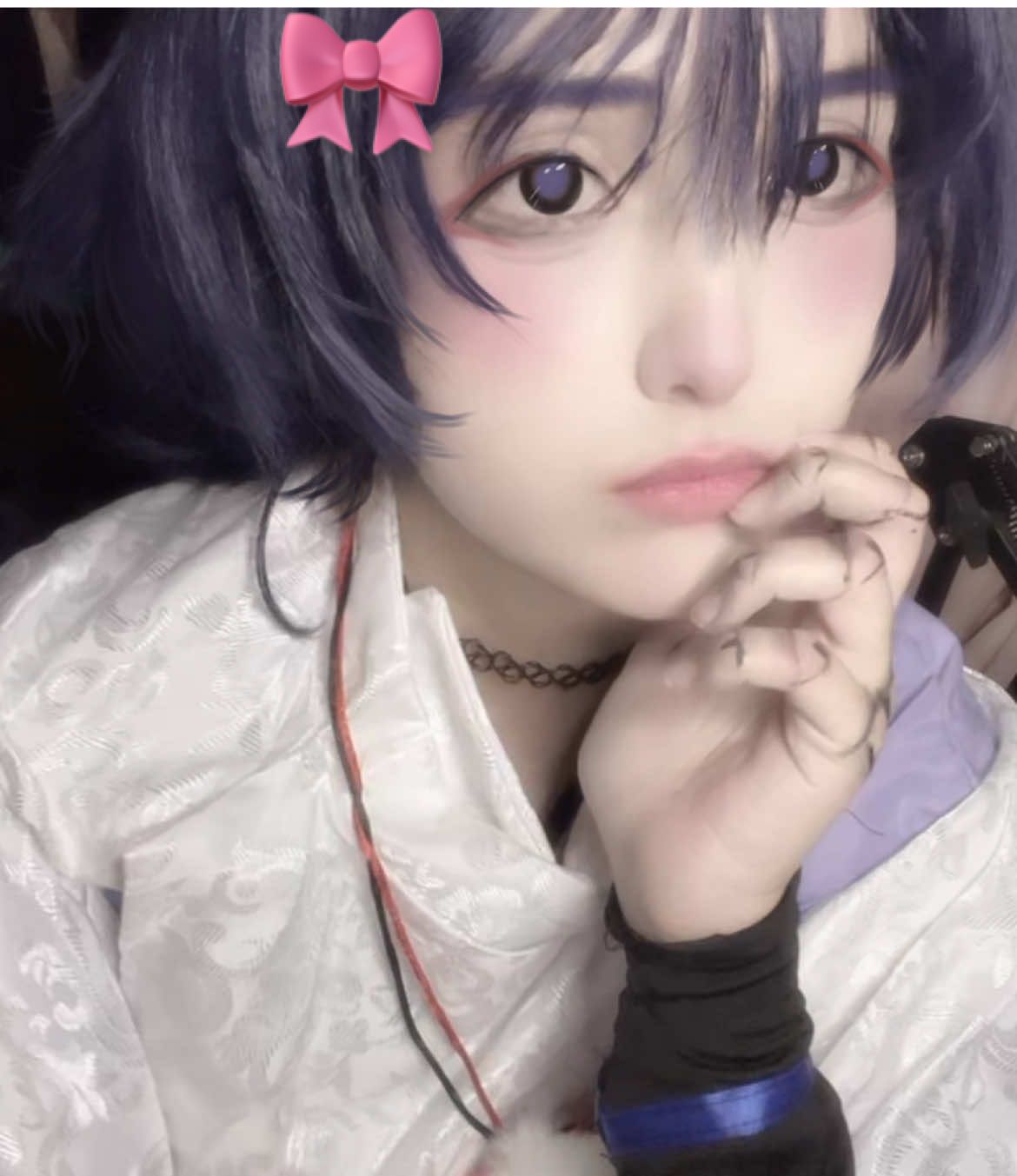 𐔌   .  ⋮ kabukimono☂️  .ᐟ  ֹ  ₊ ꒱ I make men pregnant >_< . . . . #fyp #fypp #cutecore🎀🦴🍮🐾 #cosplay #scaramouche #genshin #kabukimono #wanderer #genshinimpact33  