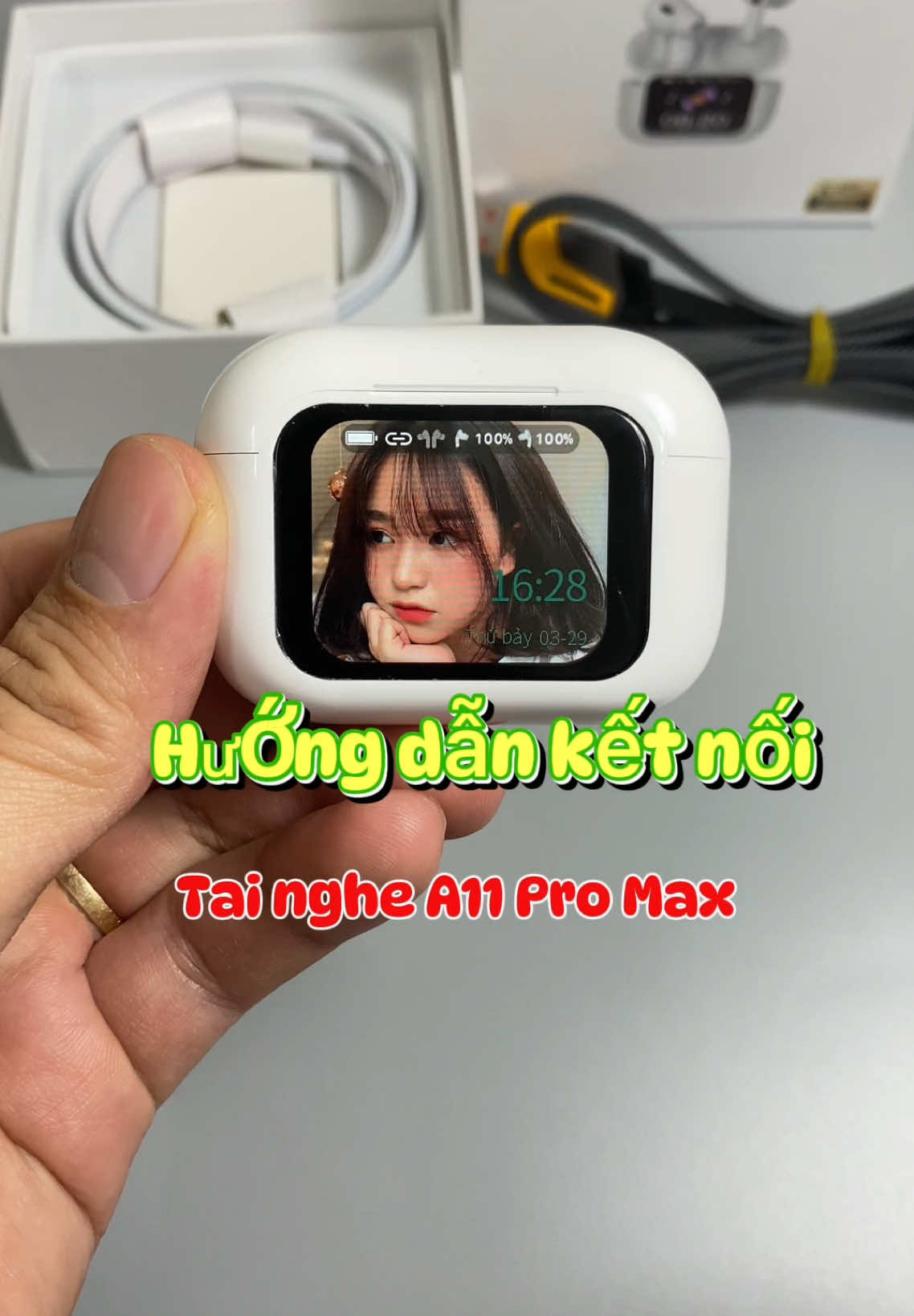 Hướng dẫn kết nối A11 Pro Max ultra bản mới toanh #himstore69 #tainghe #tainghekhongday #tainghebluetooth 