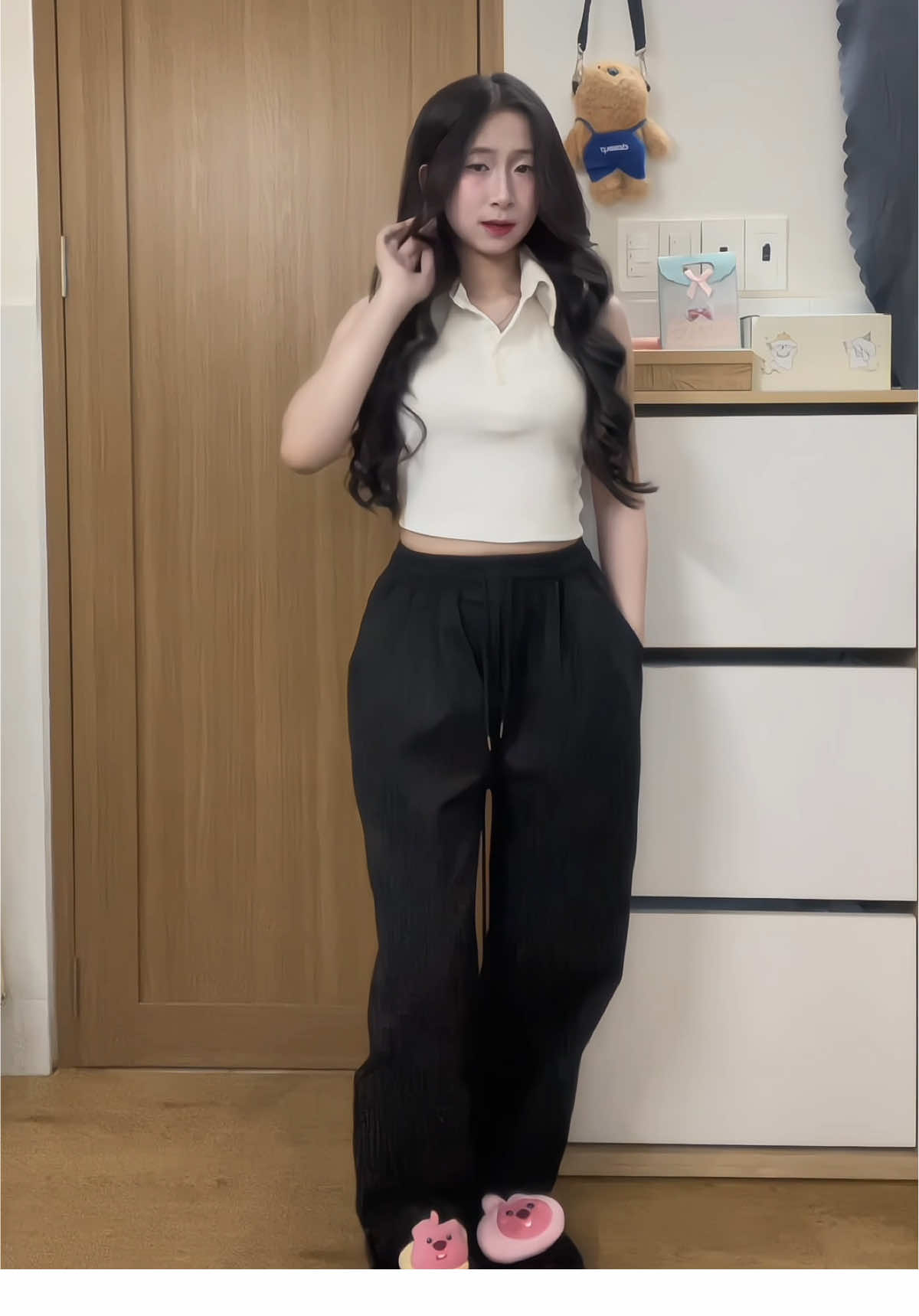 Quần Harem dáng thụng mặc siêu thoải máii mà vẫn đẹp 🤩 #xh #xybca #foryou #rewiewquanao #viral #outfit #fyp 