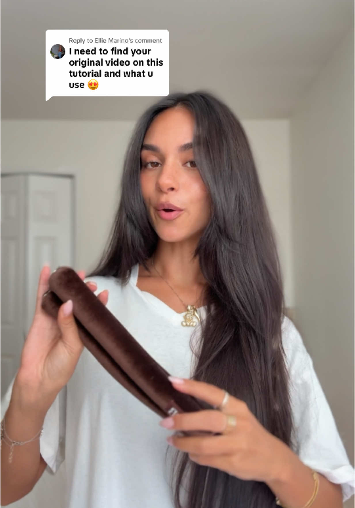 Replying to @Ellie Marino  my favorite heatless waves! Linked in my bio for you guys 🤍🤍🤍 #hair #hairtok #hairstyle #hairtutorial #healthyhairjourney #hairhealth #overnightblowout #heatlesscurls 