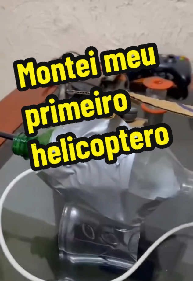 Montei meu primeiro helicóptero  🚁 