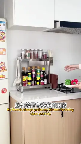 Upgrade your kitchen with this stainless steel spice rack! Durable, sturdy, and super convenient for easy access. Say goodbye to messy countertops! ✨   Link in bio 🛍️ item no C034 🎁Shop & Earn 4X Faster 💥50% Off Shopee Mall Vouchers Daily ✅Free Shipping No Min. Spend #ShopeeHaul #ShopeeMY44 #ShopeeMY #KitchenOrganization #MustHave #HomeEssentials #Trending #easyshopple @Shopee Malaysia 