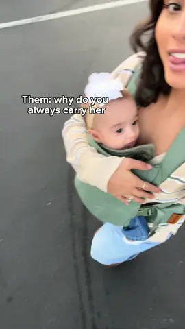 I could just hold her forever🥹❤️ #momlife #clingybaby #babywearing #realatable #teethingbaby #fyp 
