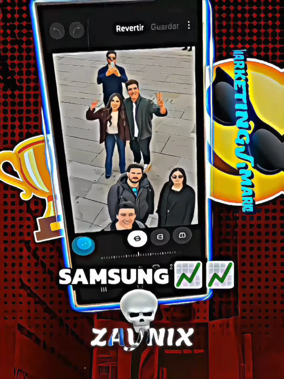Samsung🥶 #samsung #skulledit #troll 
