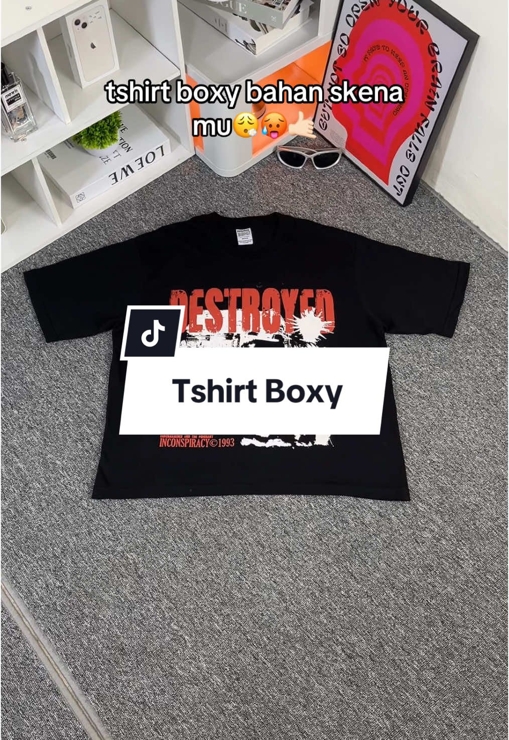 tshirt boxy buat atasan baggy cakep nih🔥 #rekomendasioutfit #outfitideas #tshirtboxy #kaosoversize #kaosmurah #fyp #foryoupagee 