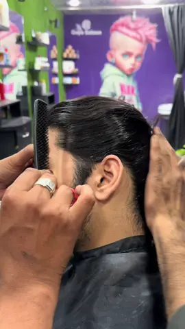 Long hair good style🥰#tiktoklover #viralvideo #barber #foryou 
