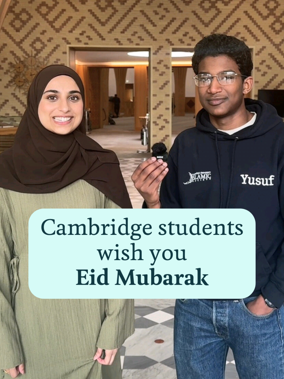 Eid Mubarak to everyone celebrating in Cambridge and around the world 🌙 Medical students Muntaha and Yusuf from the Cambridge University Islamic Society share the significance of Eid al-Fitr and how Cambridge's Muslim students will be coming together to mark the occasion ✨ 🎥 Cambridge University Islamic Society #EidMubarak #EidAlFitr #CambridgeUniversity #Cambridge #UniversityOfCambridge