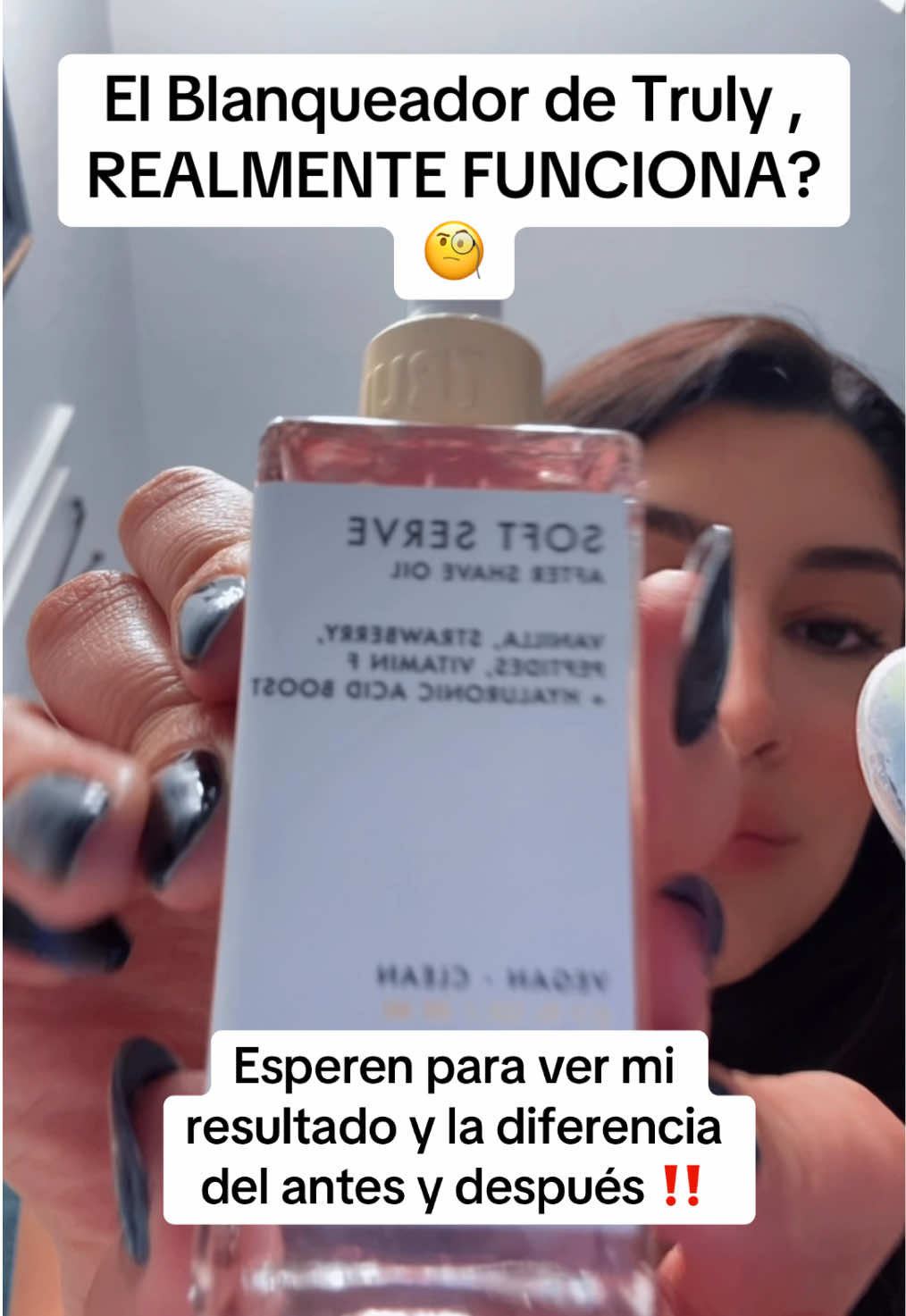 #results #resultados #trulyglowingselfielove #trulybeauty #trulyaftershaveoil #blanqueador #blanquamiento #softserve #aftershaveoil #oil #skin #pigmentation #videoviralitiktok #shop #cuidarse #review #perfume #smellgood 