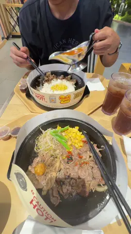 hotplate date❤️‍🔥 @alloy #pepperlunch #theparkmallkendari 