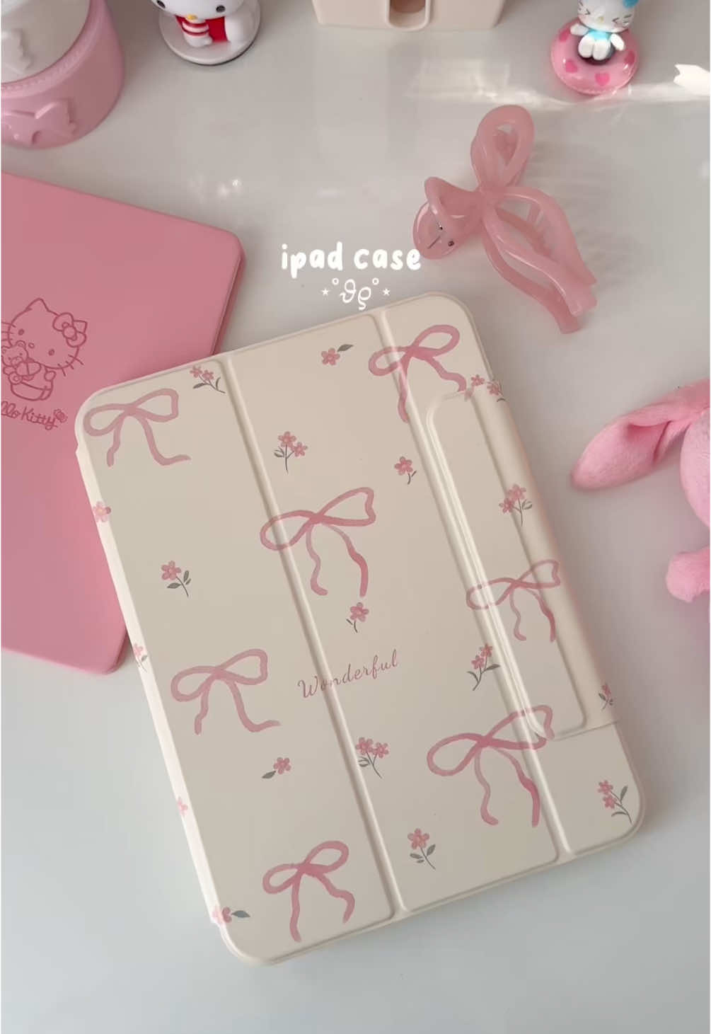 iu màu hồng ⋆˚𝜗𝜚˚⋆ #ipadcase #opipad #oplungcute #ipadtips #fyp #aesthetic #ribbon #vibes 
