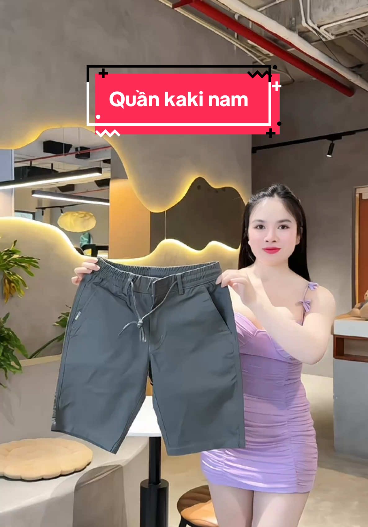QUẦN SHORT Kaki nam