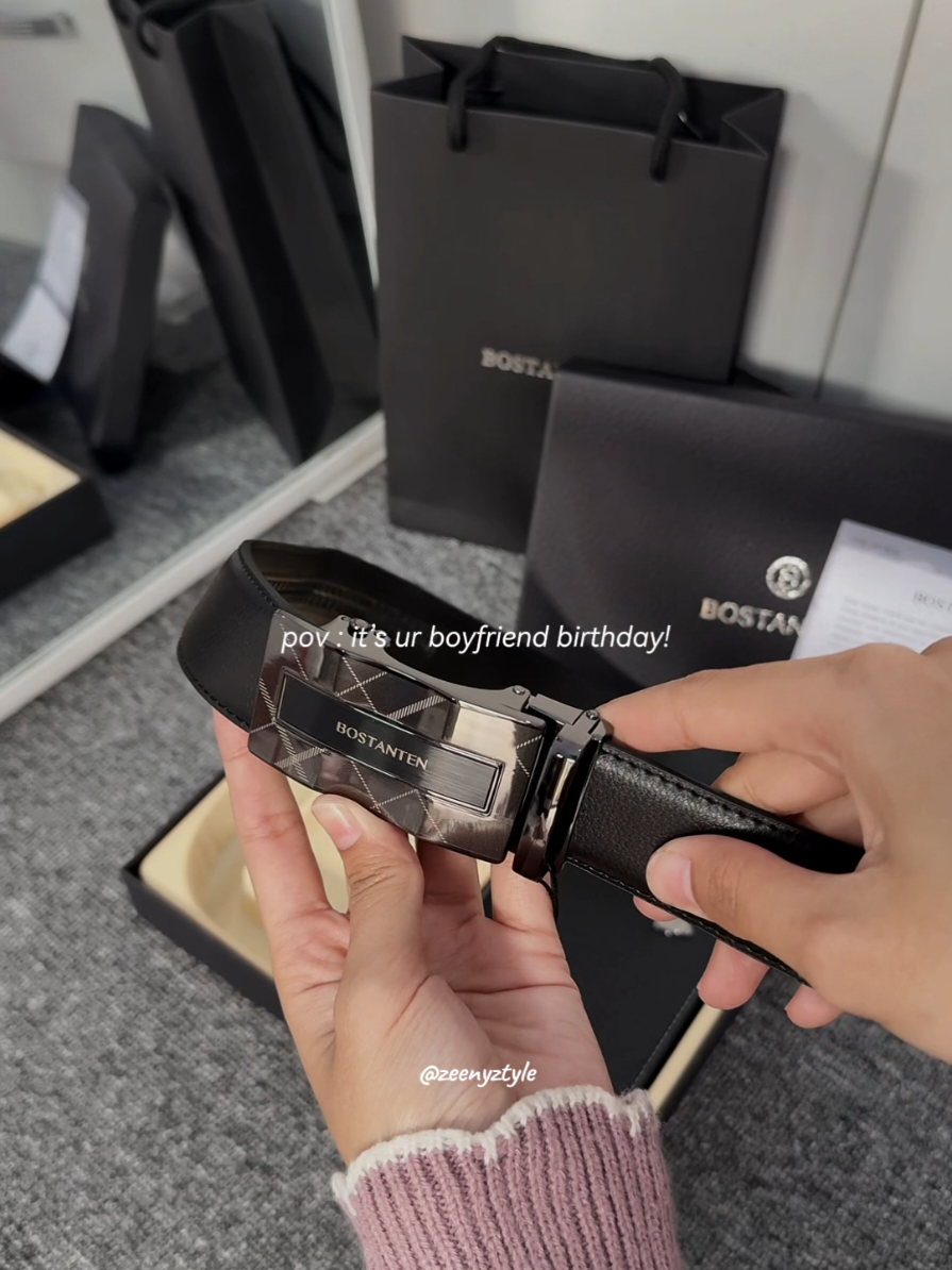 yang bingung mau kasih kado apa mending ini ajaaa, simple tapi mewah bgttt #belt #wallet #dompet #sabuk #giftideas 
