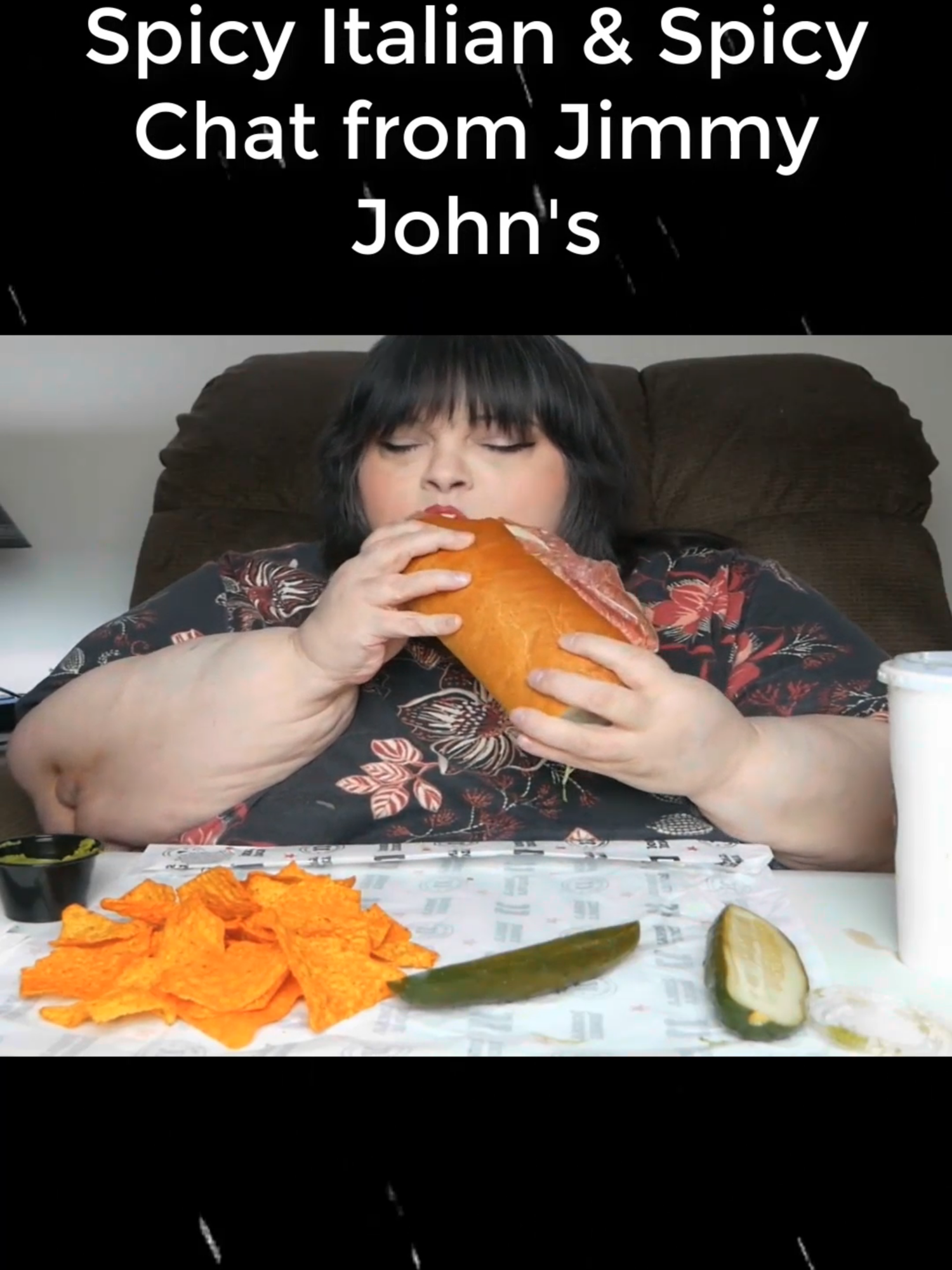 Spicy Italian & Spicy Chat from Jimmy John's with Zesty Jalapeno Popper Late Night Doritos Mukbang (EP2) #HungryFatchick #trending #cooking #Recipe #eatingsounds #mukbang #asmr #mukprank #fyp #viral #foryou #seafood