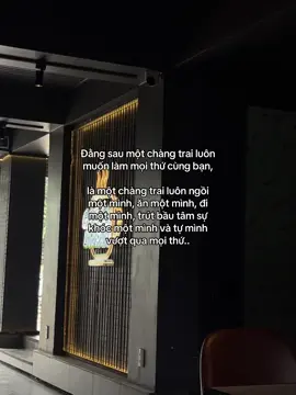 Đằng sau một chàng trai luôn muốn làm mọi thứ cùng bạn, là một chàng trai luôn ngồi một mình, ăn một mình, đi một mình, trút bầu tâm sự khóc một mình và tự mình vượt qua mọi thứ..#xhtiktok #fyp #thuyuyen #couple 