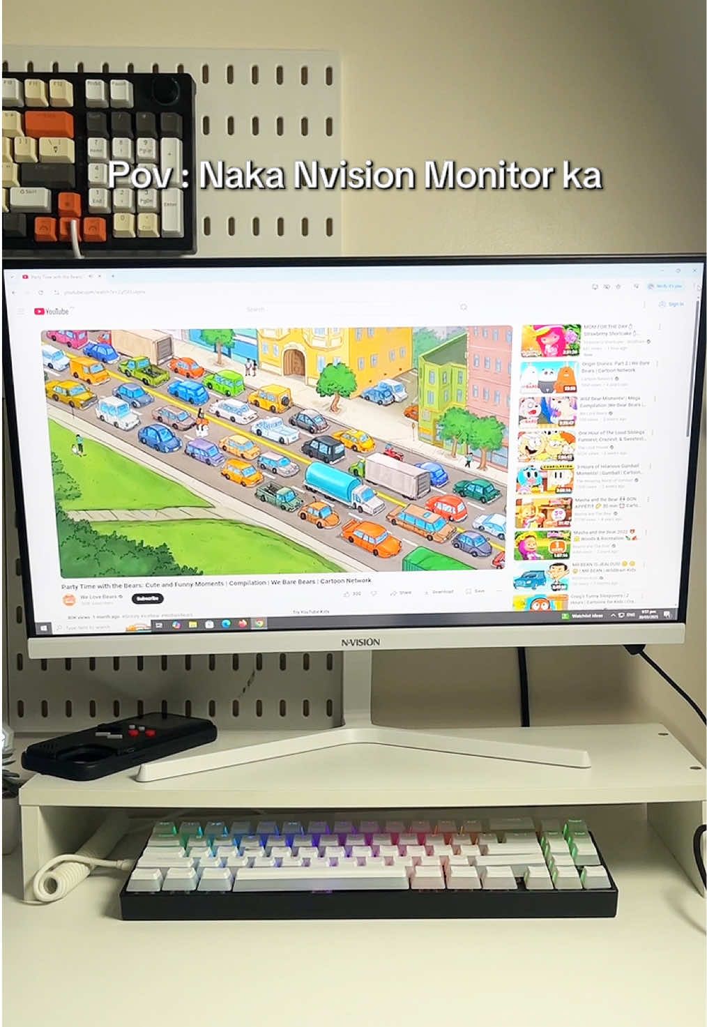 Looking for affordable gaming monitor? this nvision monitor got you!✨ #nvisionmonitor #monitor #pcmonitor #gamingmonitor 