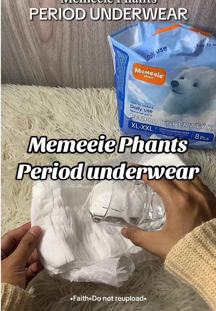 MEMEEIE PHANTS PERIOD UNDERWEAR💗 #memeeie #periodunderwear #sanitarypants #memeeiephant 