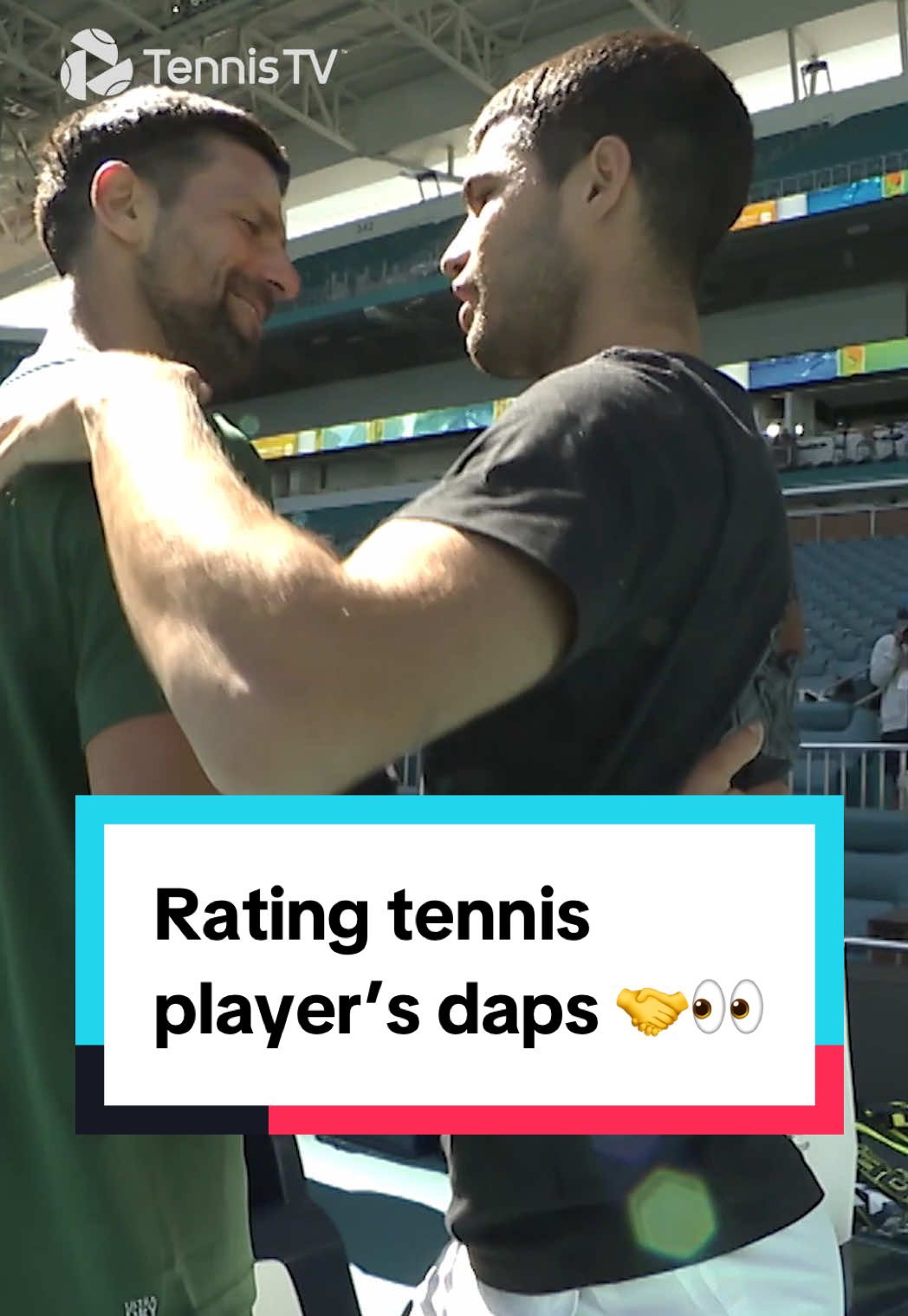 Rating tennis player’s daps 🤝👀 #tennis #tennistv #atptour 