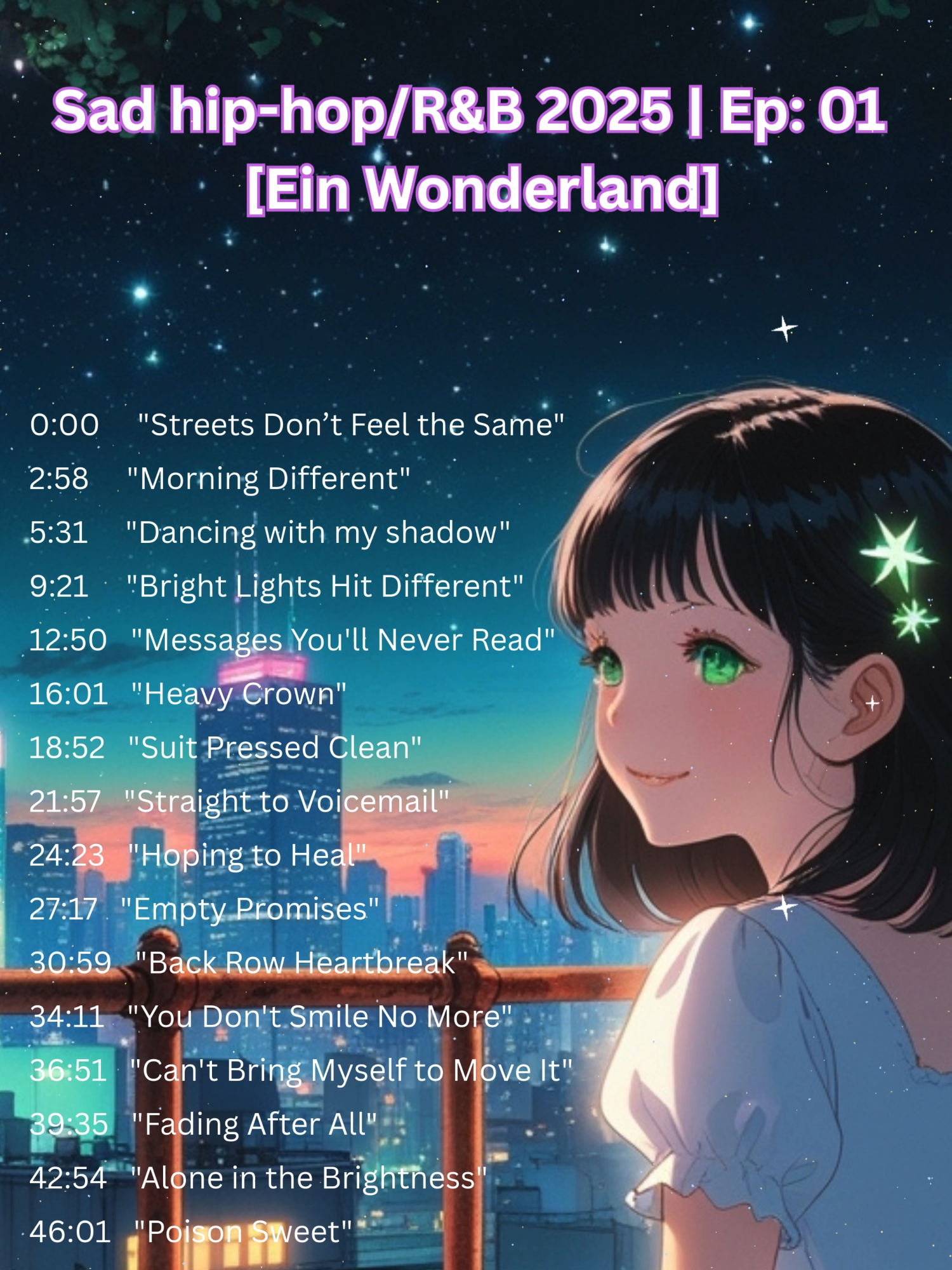 {NEW PLAYLIST}  Sad hip-hop/R&B 2025 | Ep: 01 - [Ein Wonderland] on YT #newsong #music #เพลงสากล#hiphop #rnb #trending #viral #fypツ #music2025 #tiktoksong #hitsong #headphone