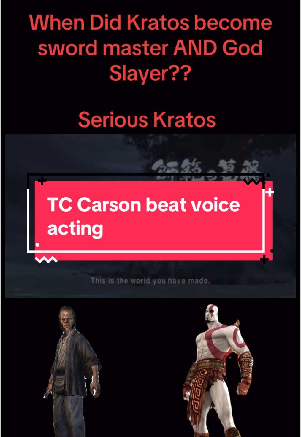 I forgot the TC Carson was the voice actor for Sword Master 😂😂😅. #Godofwar #Godofwar2 #Godofwar3 #terrenceccarson #Afrosamurai #ps2games #ps3classics #gamer #voiceactor #swordmasterafrosamurai 