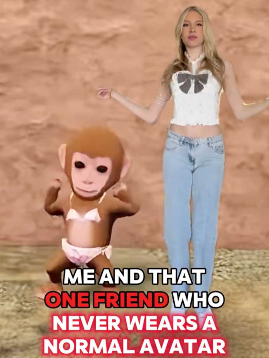 Tag your friend who wears the strangest avatars to ever exist. @lanaslifeee