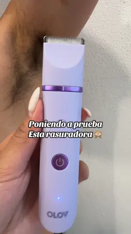 Disclaimer esa axila no es mía 🙈 -También te ayuda con los vellos faciales.Dile adiós al vello de forma práctica, segura y barata 💸 #rasuradora #vellos #depilacion #vellos 