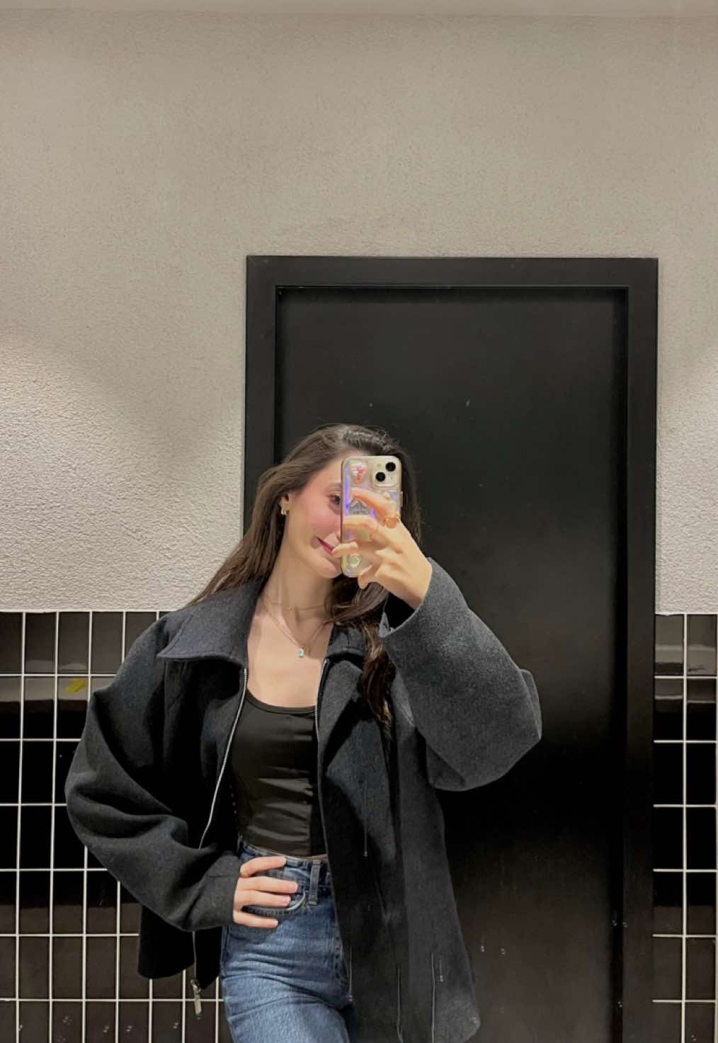 🖤 #outfit #outfitinspo #kombin #mirrorselfie 