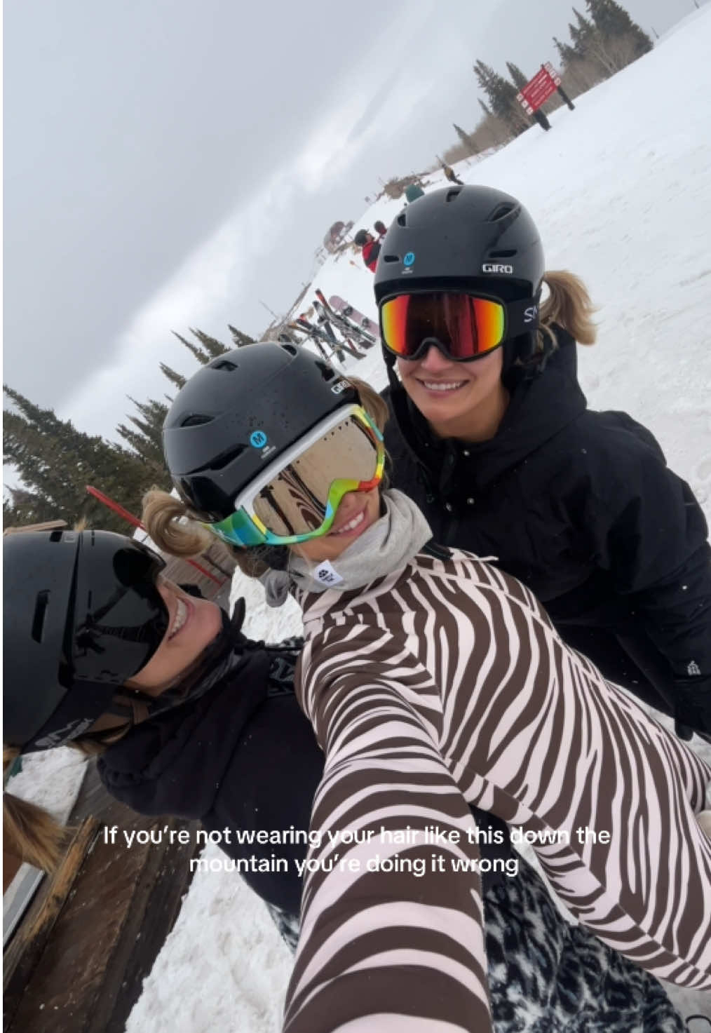 Channeling Pippi Longstocking #skitok #skiing #girlstrip @Griffin Kibens 