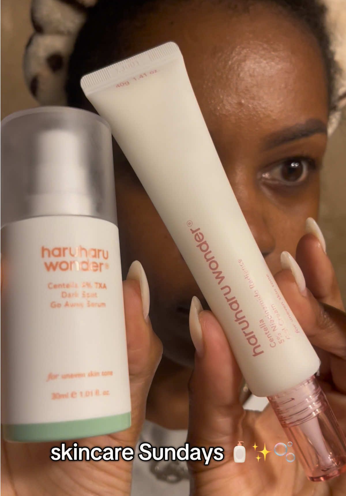 haruharu wonder getting my skin right 🙂‍↕️ @haruharu wonder @haruharu wonder Official US  #fy #viral #skincare 