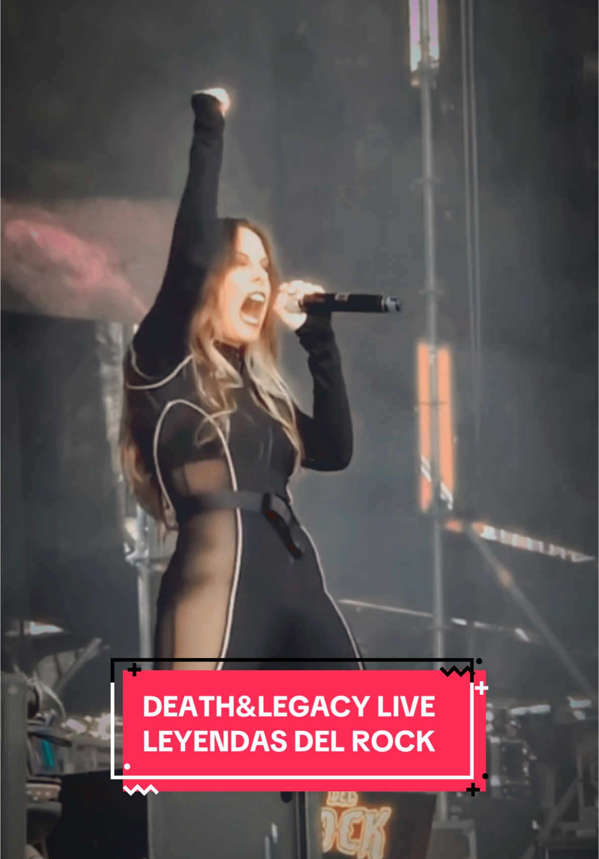 Stage… my HOME 🫶  Our performance at @LeyendasDelRockFestival 2023 🔥 #deathandlegacy #deathmetal #femalemetalsinger #frontwoman #extrememetal 