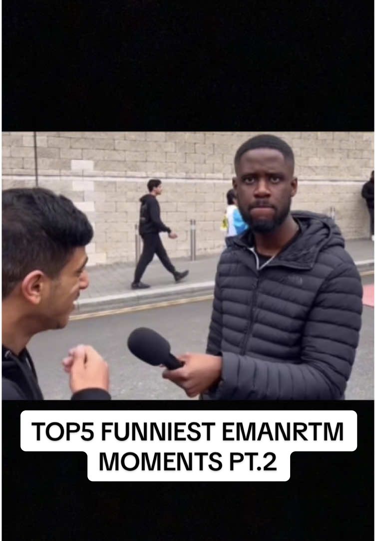TOP5 FUNNIEST EMANRTM MOMENTS PT.2                                      #top5 #top10 #emanrtm #streetinterview #publicinterview #funnyinterview #quiztok 