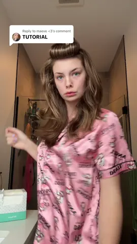 Replying to @maeve <3 heatless blowout tuttttt love u #fyp #heatlessblowout #heatlesscurls #heatlessblowoutrods #hairtok #haircare 