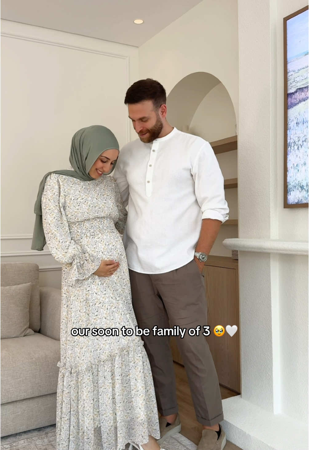 Alhamdulilah for this blessing 🥹 Eid Mubarak everyone!! 🤍🌙 #husbandwife #muslimcouple #eidmubarak 