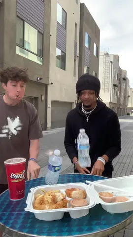 Canes be bussing 💯 the camera wanted a bite @Tucker Genal  #food #viral 