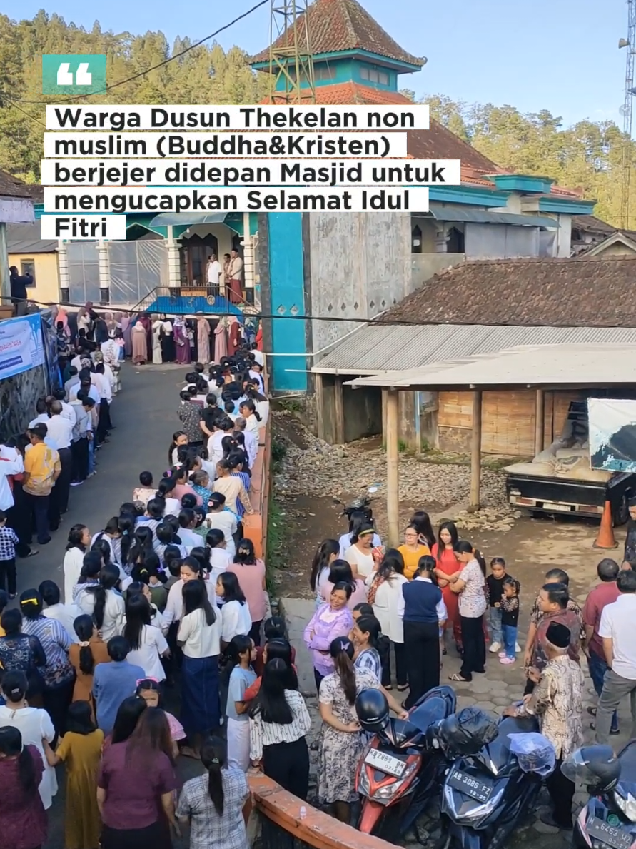 Dusun Thekelan Desa Batur kec Getasan menjadi contoh indahnya Toleransi Antar umat beragama 🥰 Adem liatnya 🤗 Video @adi___widhana12 #KABARSALATIGA 