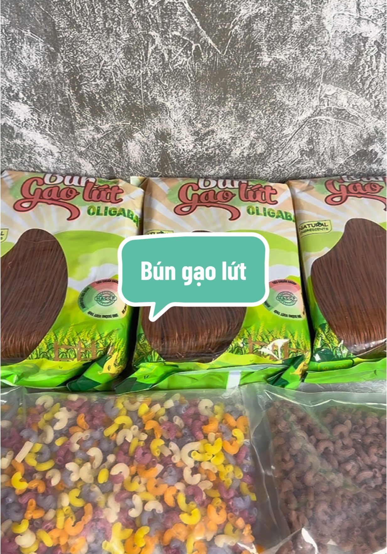Bún gạo lứt #tieungoc #cachlai #bungaolut 