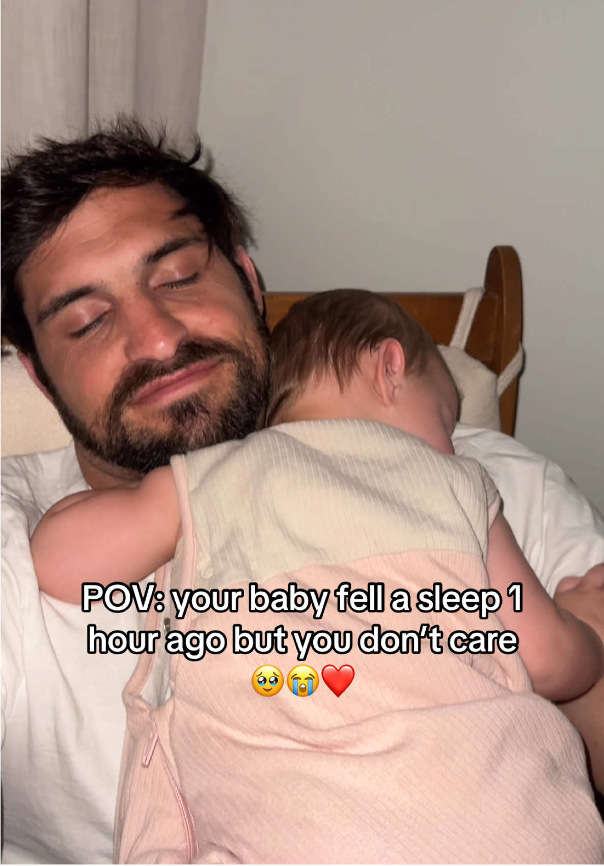 I could lay here forever 🥰 #babiesoftiktok #babylife #sleepingbaby #parents #parentsoftiktok #parentlife #moms #momsofinstagram #foryoupage #fyp 