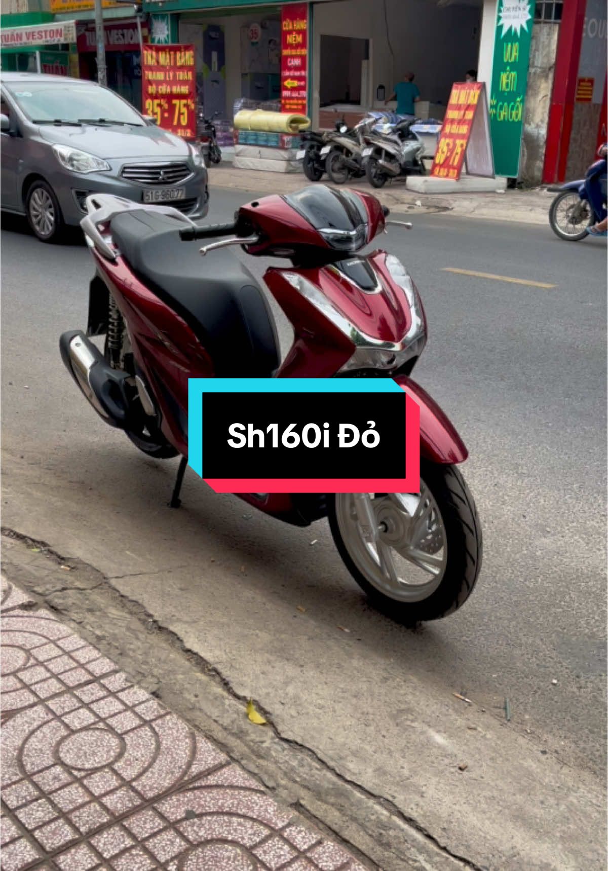 Honda sh160i đỏ 95tr9 bao vat #xuhuong #thịnhhanh #xemaynamtien #tragop #xemay #sh160 