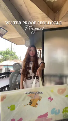 Makapal at maganda talaga yung quality ng playmat nato!✅ #playmat #playmatforbaby #mat #playstation #withbag #waterproof #foldable 