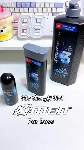 Sữa tắm gội Xmen for boss thơm, mát lạnh, thư giãn vừa tắm vừa gội được luôn rất tiện cho các ông con trai nha. #suatamgoixmen #suatamgoi #suatamgoichonam #xmenforboss #xmenlegends #xmen #daugoixmen #xmen3in1 #suatamgoi3in1 #xmenforbosslegend #xmenhuonggiobien #tamgoixmen #reviewsuatamgoichonam #review #xuhuong 