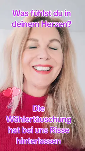 ‼️‼️‼️Was fühlst du im Herzen? ❤️ Die Wählertäuschung hat bei uns Risse hinterlassen #fyp  #fypviral   #linksgrünversifft    #fokus   #neuwahlen   #herz  #virales_video     #kanzler  #aliceweidelforbundeskanzlerin  #fürdichseite   #fürdich   #folgemir   #afd    #trump  #aliceweidel    #merz #union #söder #persönlichkeitsentwicklung  #viral   #trending  #union     #politik  #crises .  #mutzurwahrheit  #migration   #flüchtlinge  #asyl  #deutschland 