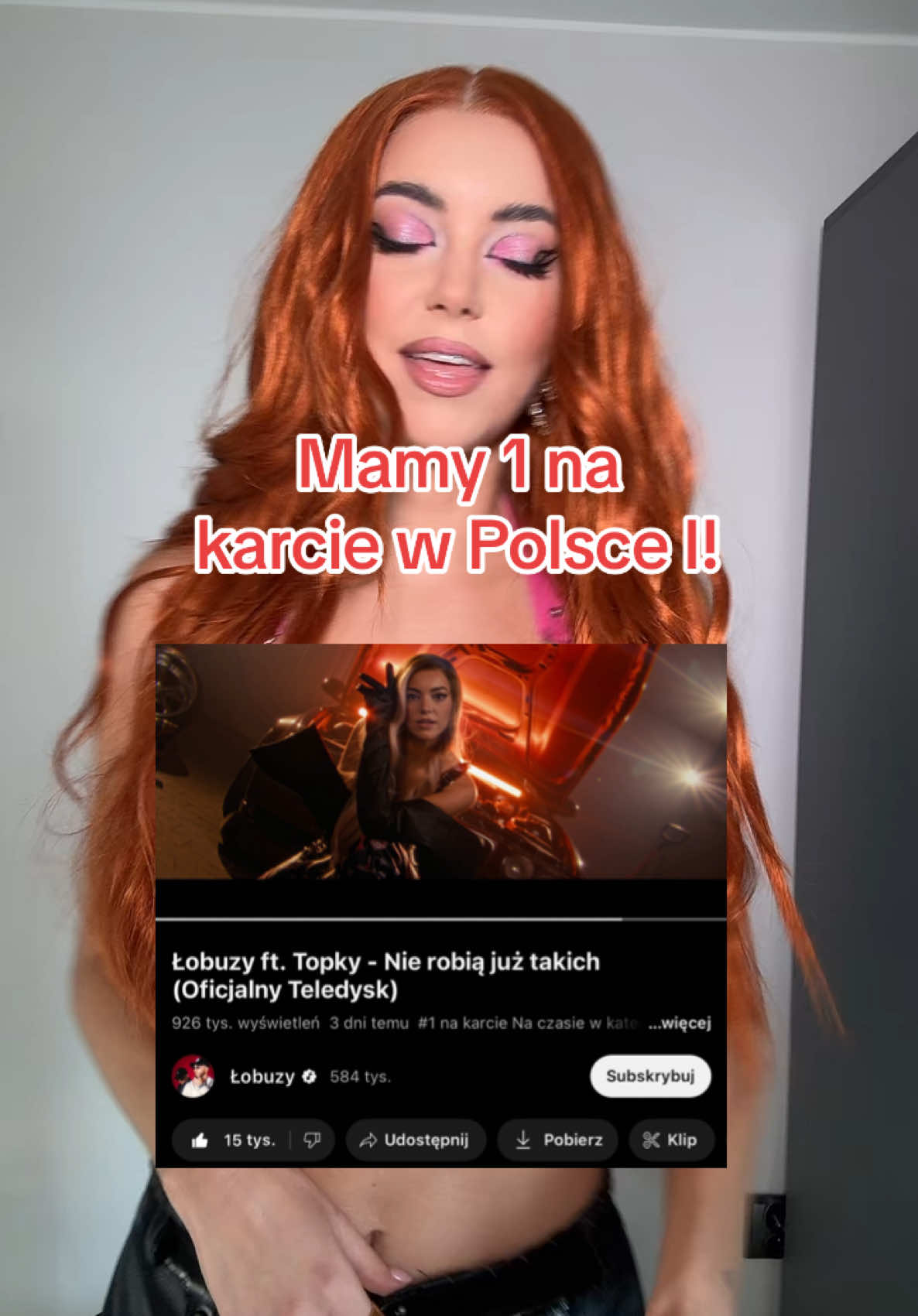 Ale jestem szczęśliwa! Dziekuje za tak cudowny odbiór tej piosenki 🥹❣️ #fyp