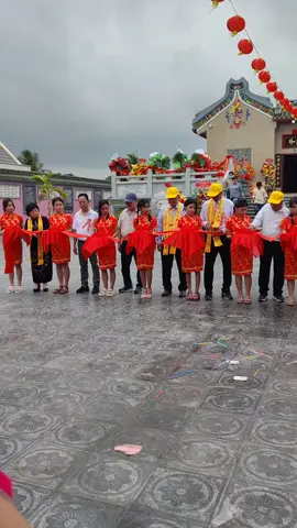 cắt băng khánh thành Thượng Đế Cổ Miếu  #vinhchausoctrang #thuongdecomieu 