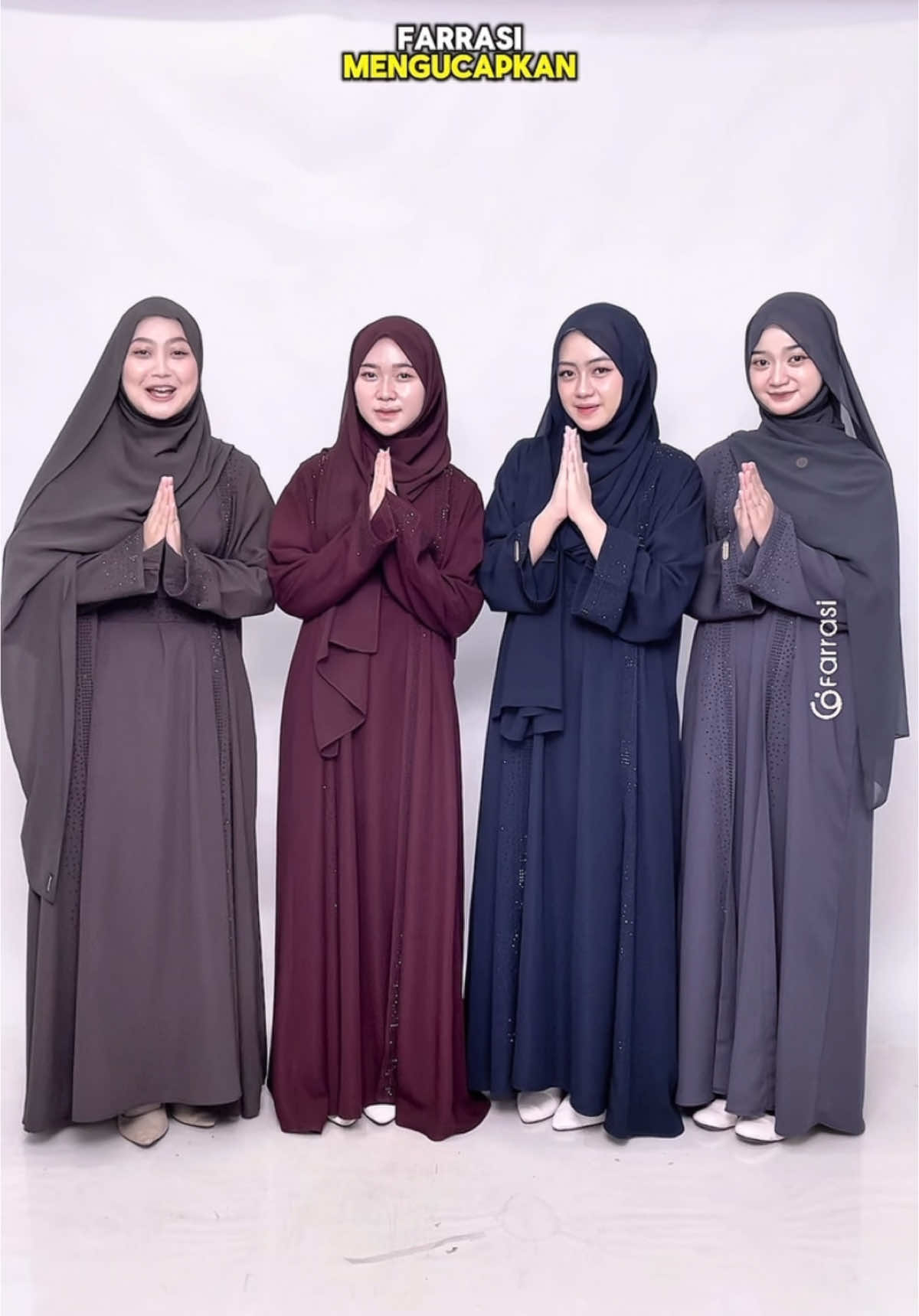 Minal aidin wal faizin ya Safa semua.. 🥰😍 #farrasi #abaya #lebaran #lebaran2025 #fyp #luxury #abayaluxury #farrasimuslim 