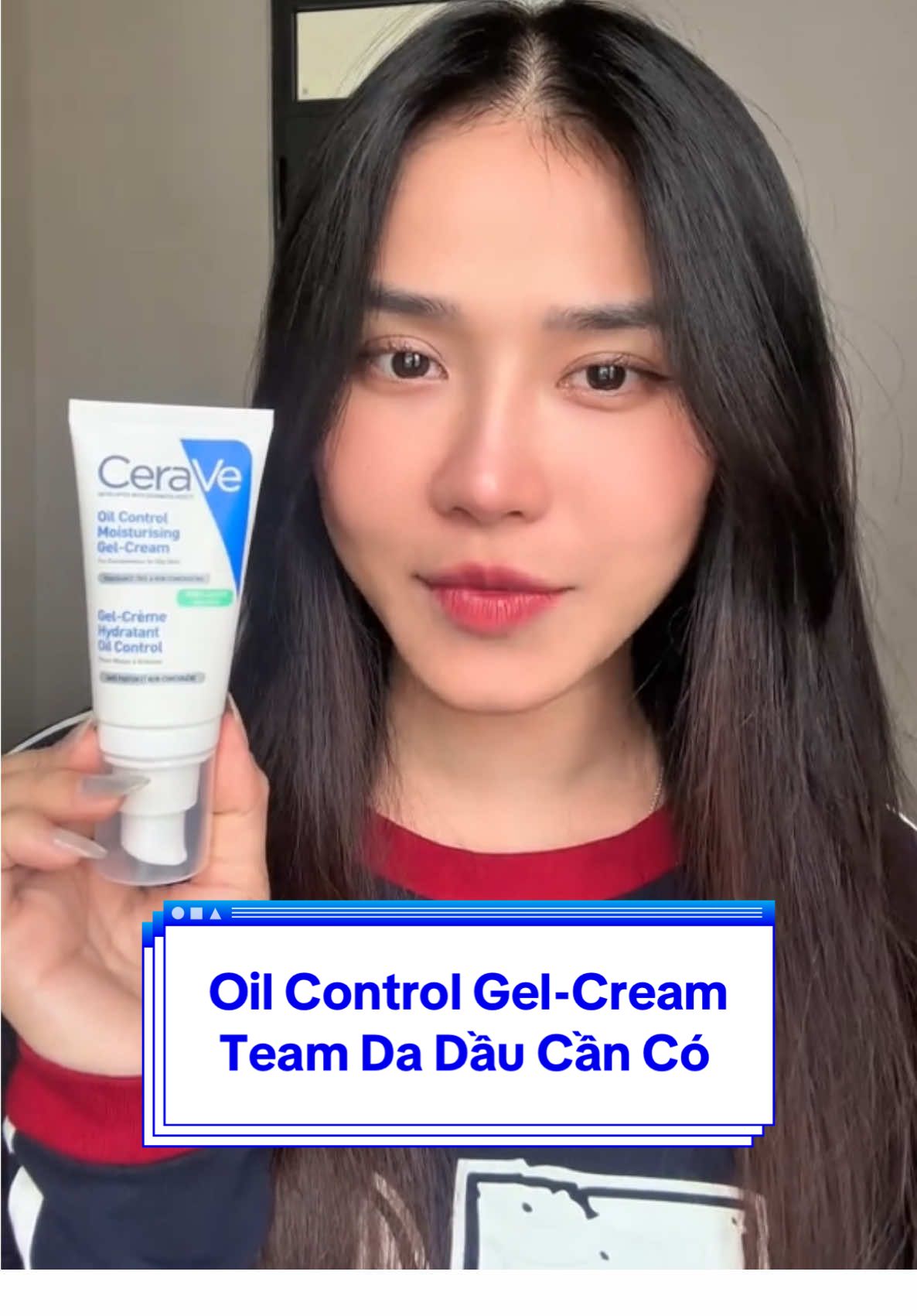 Gel Dưỡng Ẩm Kiềm Dầu CeraVe cung cấp độ ẩm chuyên sâu, Kiềm Dầu tối ưu suốt 8h giúp da luôn tươi mới và mịn màng. #CeraVe #CeraVeVietNam #ThamSau10Lop #DaKhoeDiem10