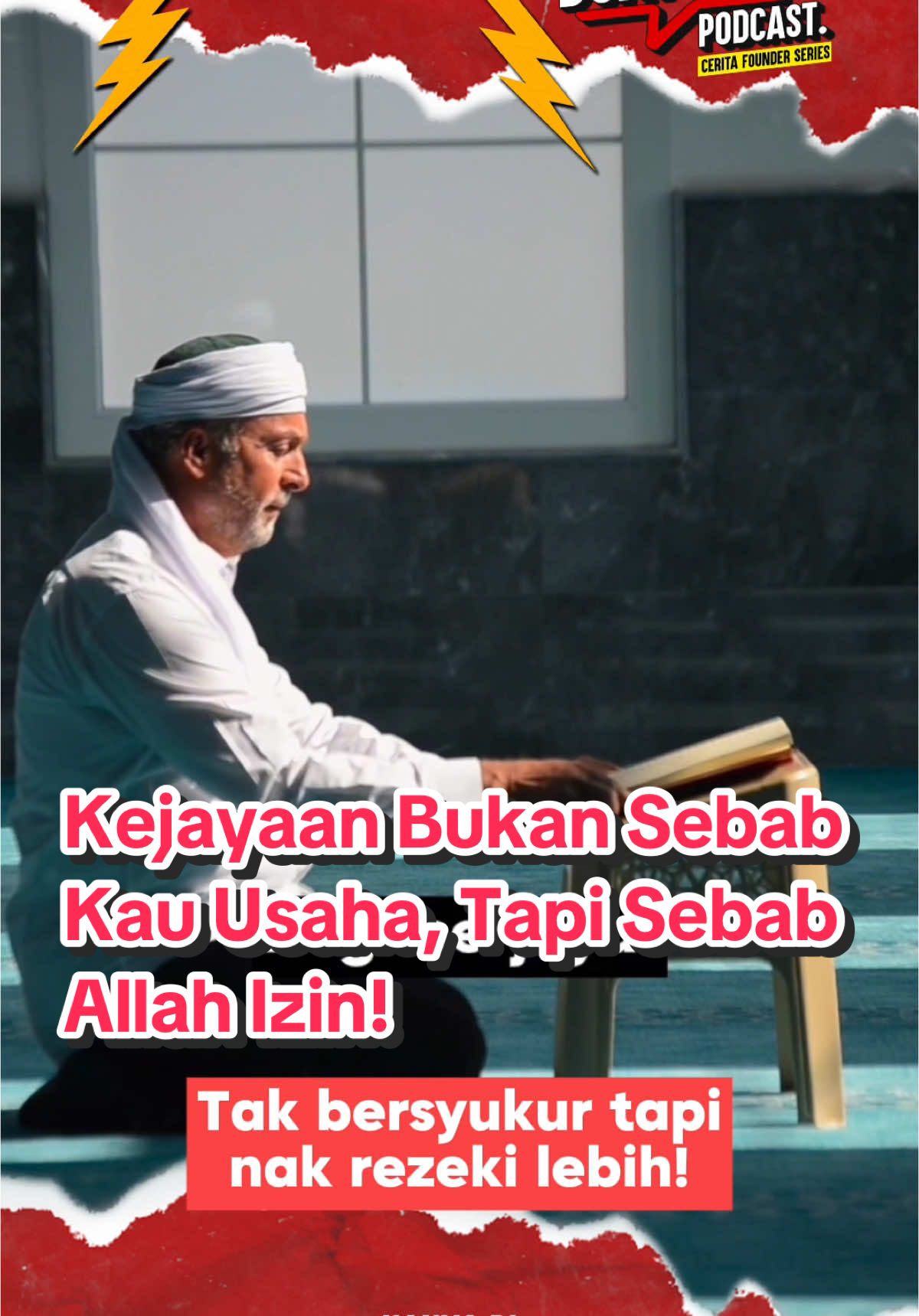 Macam mana nak rezeki lebih kalau hidup pun tak bersyukur! Tengok perkongsian penuh #BuatSajaPodcast bersama Founder Al-Ikhsan di Channel Merah Fahdi Ghazali.  #FahdiGhazali #FunnelEvo #AmazingFounder #GrowBisnesLebihLaju 
