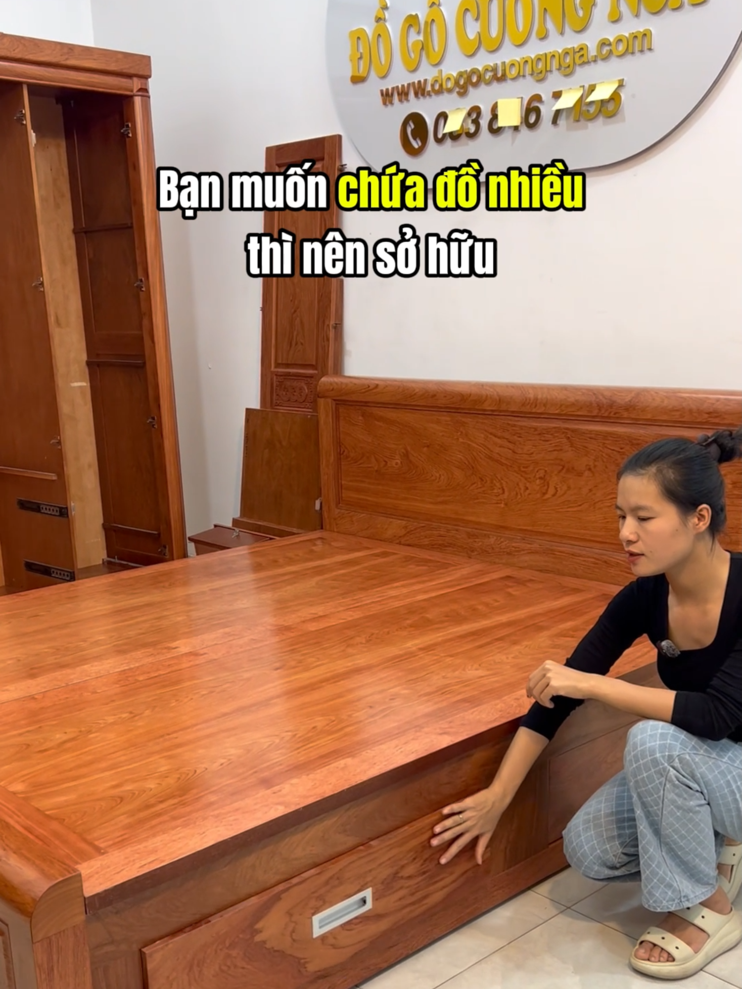 Điều Gì Khiến Giường Gỗ Hương Đá 2 Ngăn Kéo Được Săn Đón Đến Vậy? #giuongngudep #giuongngucongankeo #dogocuongnga #xuhuong