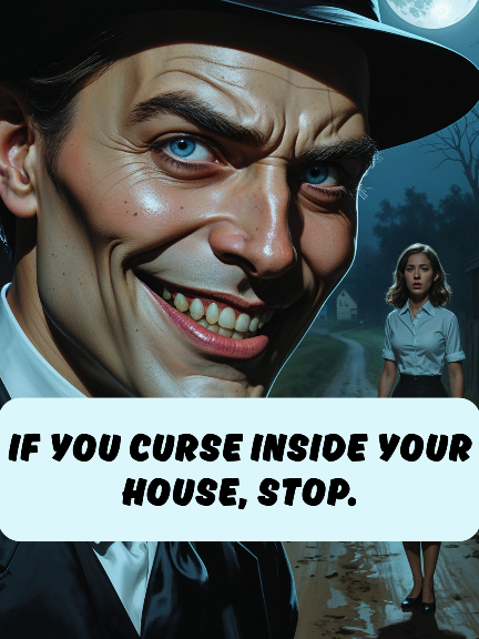 if you curse inside your house, stop. #storytime #fear #scary #terror #horrorstory #suspense 