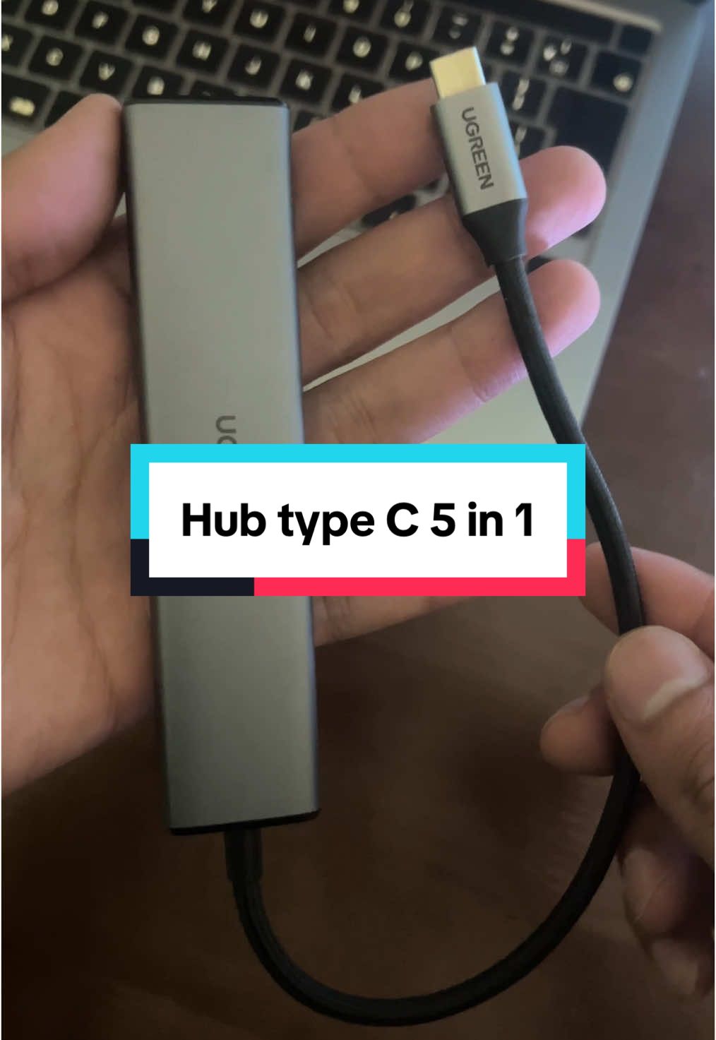 Hub chuyển đổi type C 5 in 1 Ugreen #hubugreen #hubtypec #hubhdmi4k #ugreen 